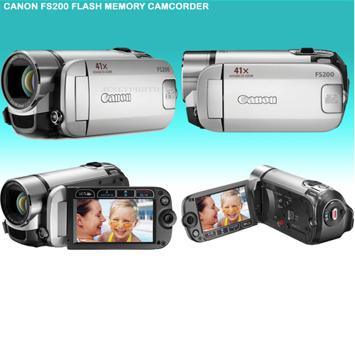מצלמת וידאו פלאש Canon Legria FS200+מתנות