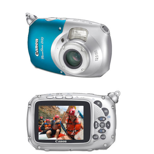 מצלמה דיגיטאלית 12.1 מגה CANON D10 +מתנות