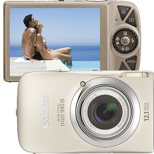 מצלמה דיגיטאלית 12.1 מגה CANON IXUS 990IS+מתנות