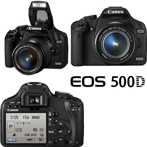 מצלמת ריפלקס מקצועית Canon EOS 500D Kit+עדשה
