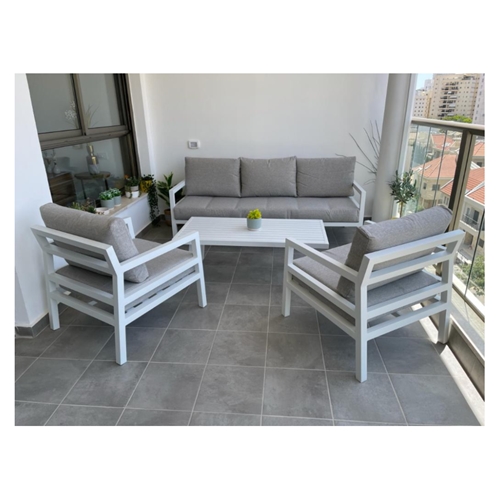 מערכת ישיבה מאלומיניום 6434 דגם ג'מייקה H.KLEIN