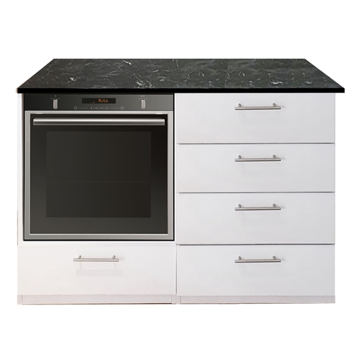 אי למטבח על גלגלים משולב תנור בילט אין אביעם