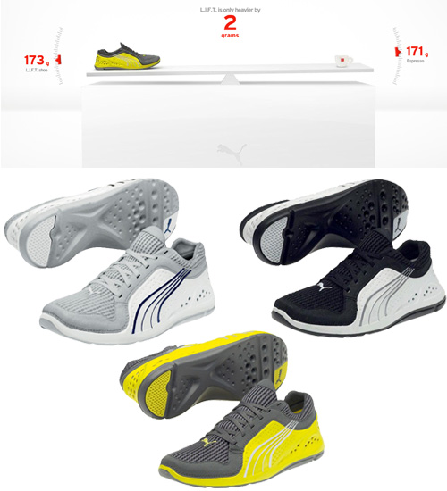 נעל ספורט אופנתית הקלה בעולם PUMA LIFT
