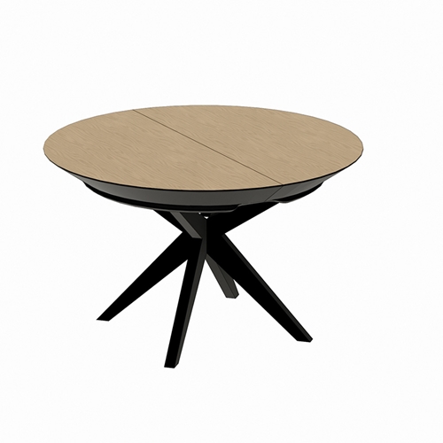 שולחן אוכל עגול עץ מלא נובה HOME DECORD עודפים