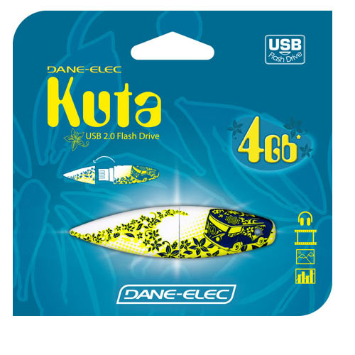 זיכרון נייד חדש ומעוצב בנפח DANE-ELEC 4GB