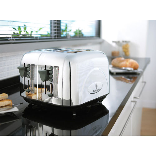 מצנם כפול בעיצוב Retro ל- 4 פרוסות Russell Hobbs