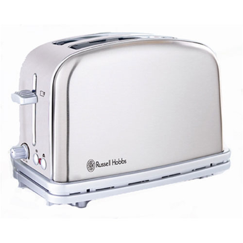 מצנם נירוסטה מוברשת ל- 2 פרוסות RUSSELL HOBBS