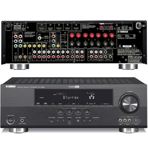 רסיבר לקולנוע ביתי 7.2 ערוצים YAMAHA RXV665