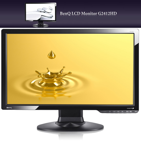 מסך מחשב ''24 ניגודיות 1:40,000 כניסת BENQ HDMI