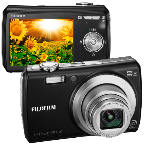 מצלמה 12 מגה FUJIFILM FinePix F-100FD+מתנה