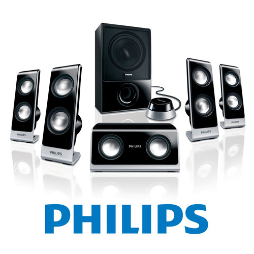סט רמקולים עבור מחשב 5.1 היקפיים  PHILIPS