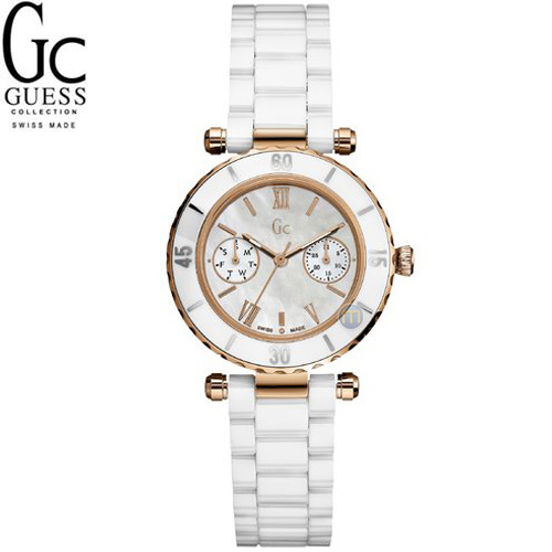 ש. קרמי וזהב אדום יוקרתי לאישה GUESS COLLECTION