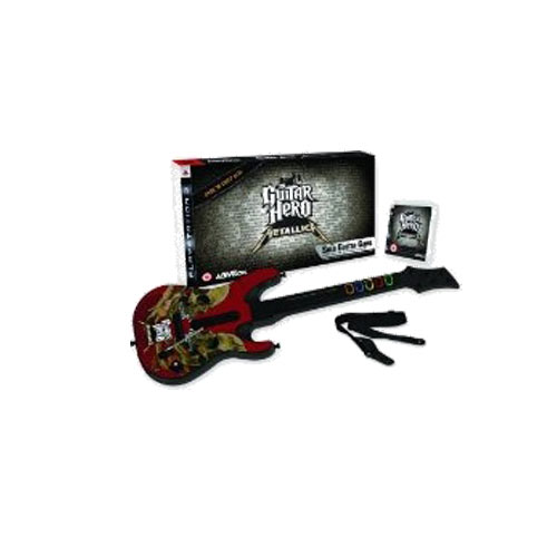 החבילה לפלייסטיישן 3 Guitar Hero Metallica