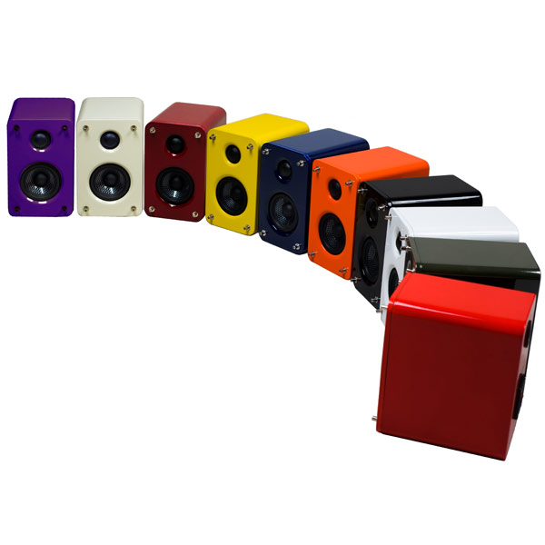 זוג רמקולים מדפיים במגוון צבעים PURE ACOUSTICS