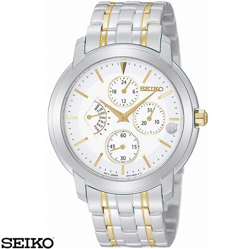 שעון פלדה סטייל כרונו מפואר SEIKO