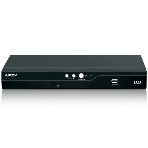 ממיר דיגיטלי DVB-T לקליטת שידורים דיגיטליים APEX