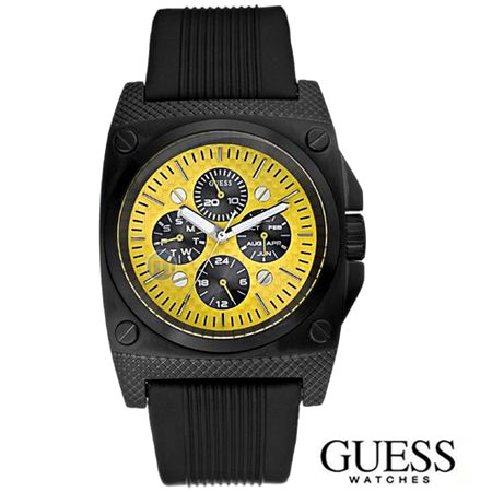 שעון בעיצוב צעיר ומדליק לגבר GUESS