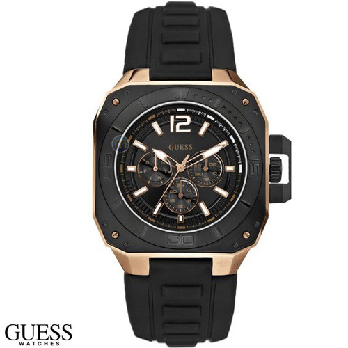 שעון בעיצוב מוזהב יחודי ויוקרתי לגבר GUESS