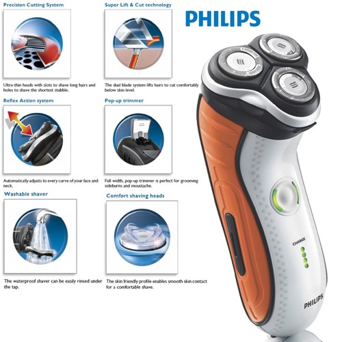 מכונת גילוח נטענתPHILIPS HQ7350