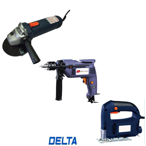 סט כלי עבודה מקדחה, משחזת זווית, משור אנכי DELTA