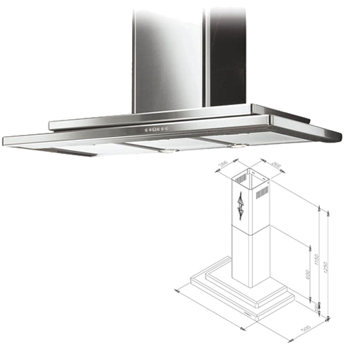 קולט אדים ארובה DELONGHI
