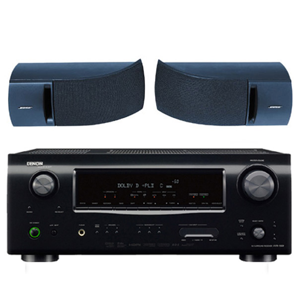 סט רסיבר 5.1 ערוצים וזוג רמקולים Denon / Bose