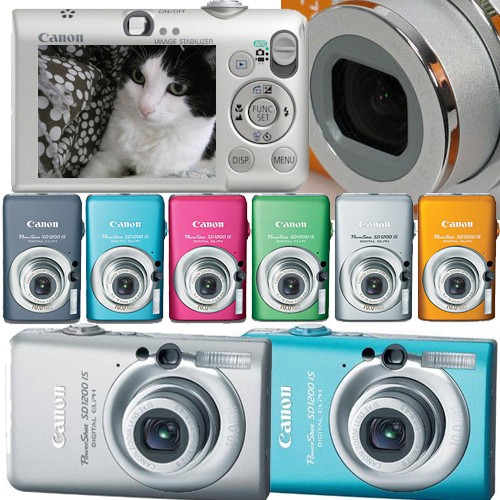 מצלמה דיגיטלית 10 מגה Canon SD1200 מחודשת+מתנות