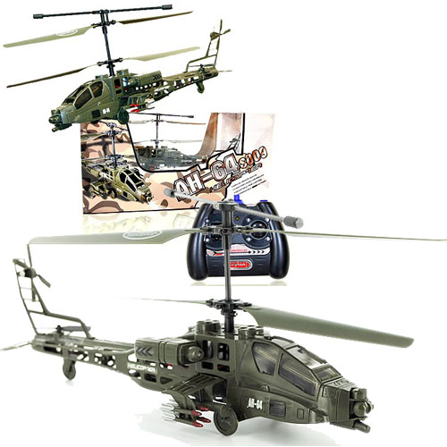 מסוק מיקרו אפאצי חשמלי 3 ערוצים APACHE AH-64