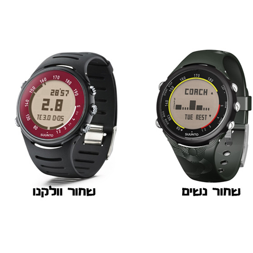 שעון דופק מתקדם בעל תכונת מאמן אישי לומד Suunto