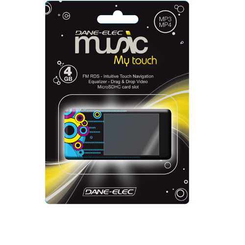 נגן MP4 בנפח DANE-ELEC MY TOUCH 4GB