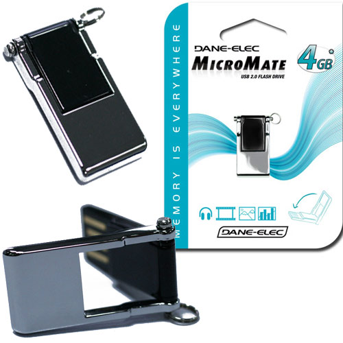 זיכרון נייד בנפח 4GB קומפקטי ואלגנטי DANE-ELEC