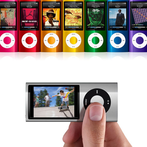 נגן Ver.5 iPod Nano בנפח 16GB מסך "2.2 ומצלמה