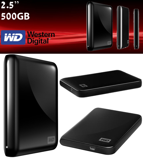 דיסק קשיח נייד "2.5 בנפח WD 500GB