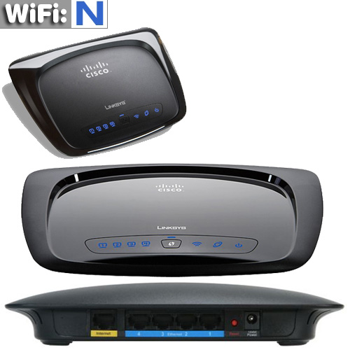 נתב אלחוטי תקן Linksys WRT120N N