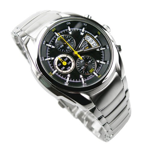 שעון כרונוגרף אלגנטי לגבר CASIO