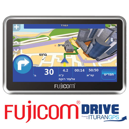 מכשיר ניווט "GPS 4.3 דגם: FujicomDRIVE G-49