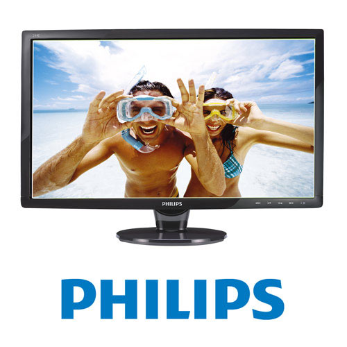 מסך מחשב 24 PHILIPS דגם 244E1SB צפייה ב- FULL HD