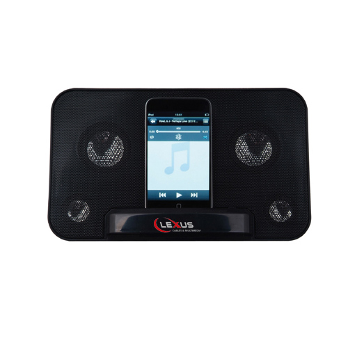 תחנת עגינה ורמקולים ל MP3 MP4 IPOD I PHONE סלולר