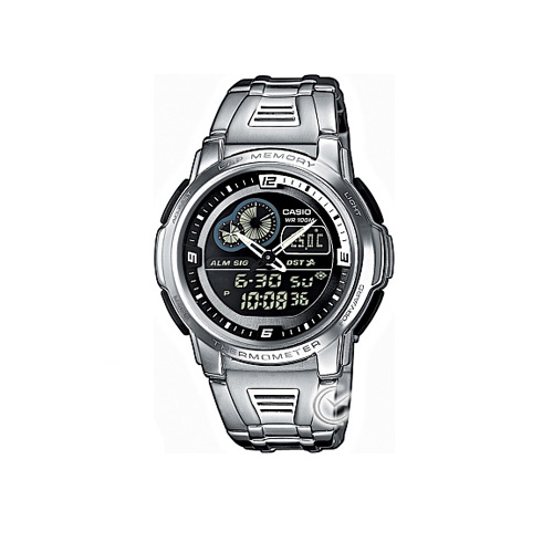 שעון אנלוגי דיגיטלי עם מד טמפרטורה - CASIO