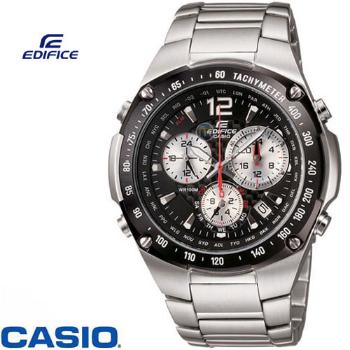 שעון כרונוגרף עשוי פלדה בעיצוב מרהיב לגבר CASIO