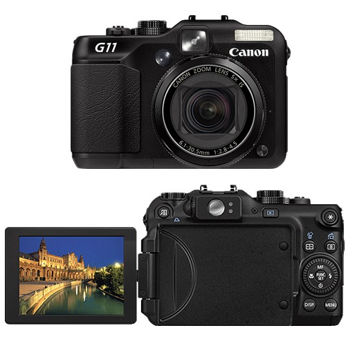 מצלמה דיגיטלית 10 מגה Canon PowerShot G11+מתנות