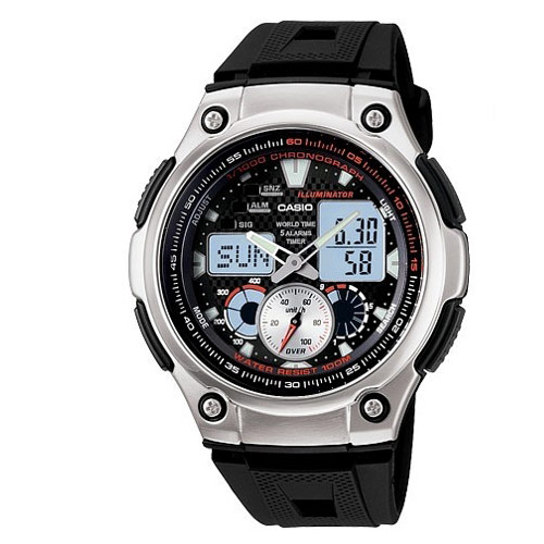 שעון אנלוגי דיגיטלי לגבר CASIO