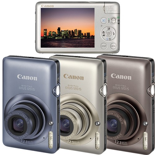 מצלמה דיגיטלית 12 מגה  Canon IXUS120 IS+מתנות