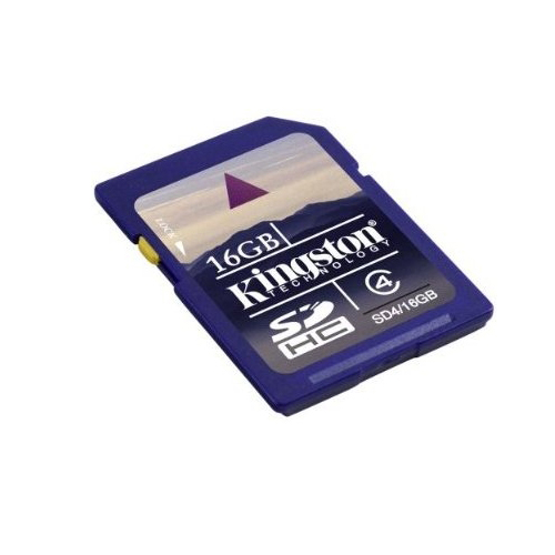 כרטיס זיכרון SD\SDHC בנפח Kingston 16GB
