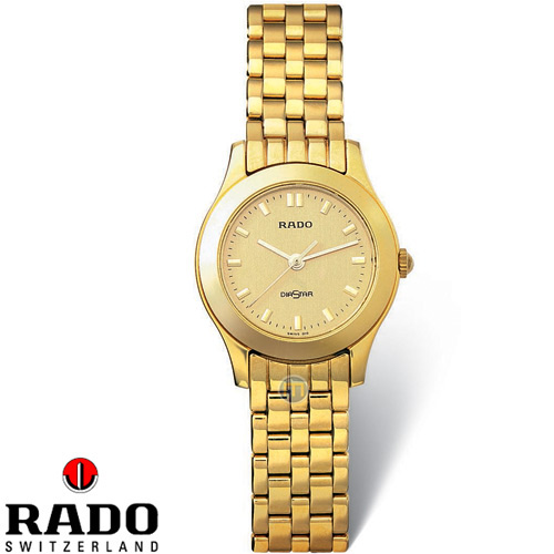 שעון שוויצרי מוזהב לנשים מסדרת RADO DiaStar