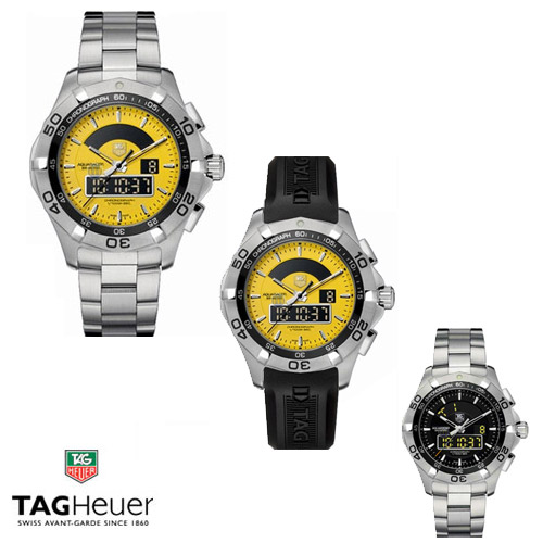 שעון אנלוגי דיגיטלי מהסדרה היוקרתית AQUARACER