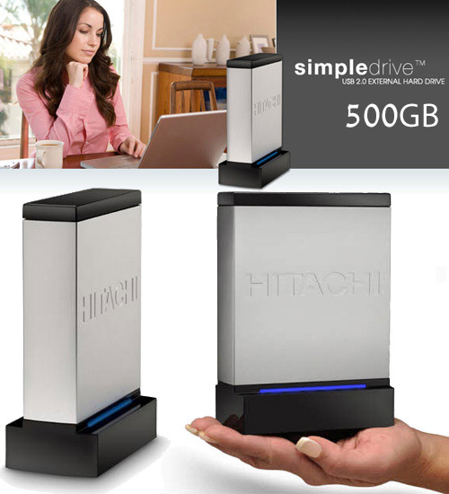 דיסק קשיח חיצוני 3.5 בנפח HITACHI 500GB