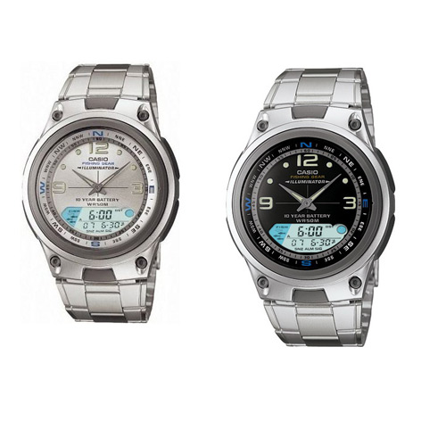 שעון אנלוגי דיגיטלי אלגנטי לגבר CASIO