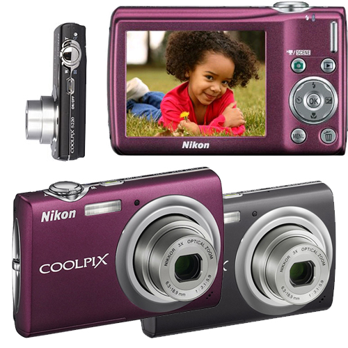 מצלמה דיגיטלית 10 מגה Nikon Coolpix S220 מחודשת