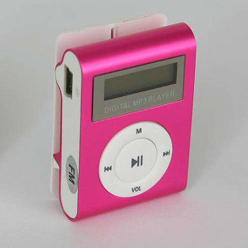 נגן MP3 קומפקטי כולל רדיו מובנה עם מסך זכרון 2GB